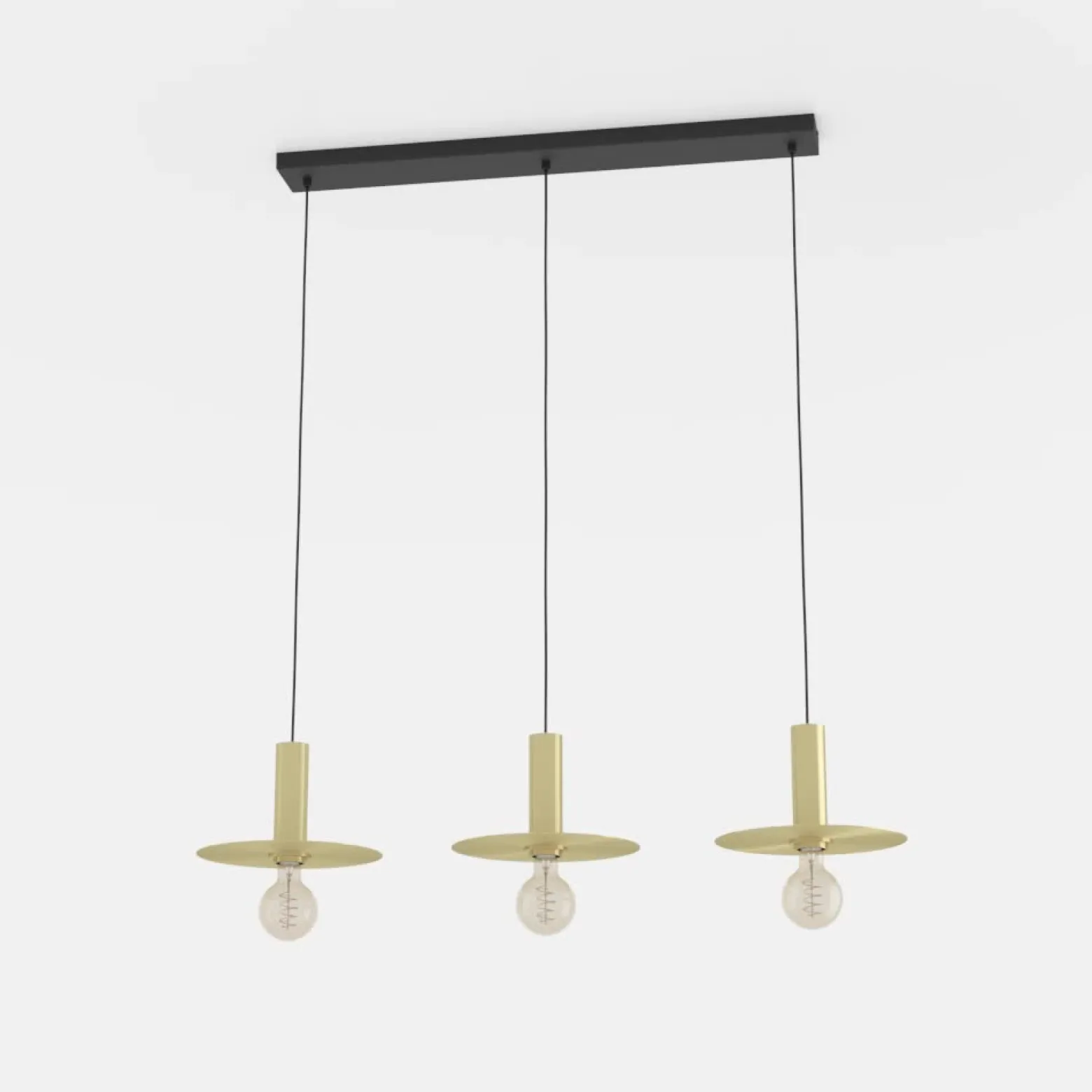 Lámpara colgante Escandell, 3 luces