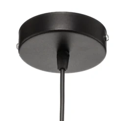 Lámpara colgante Euluna Duo verde/dorado Ø40cm 1 luz