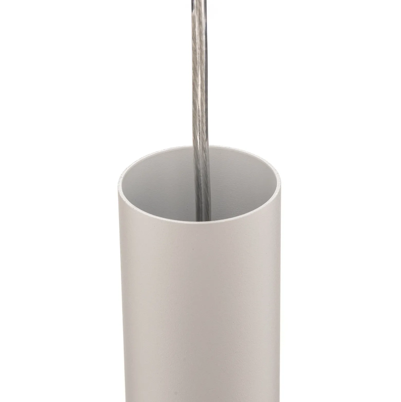 Lámpara colgante Eye, altura pantalla 25 cm, blanco
