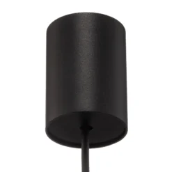 Lámpara colgante Eye, 1 luz, negro, altura de la pantalla 40 cm