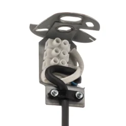 Lámpara colgante Eye, 1 luz, negro, altura de la pantalla 40 cm