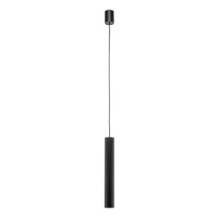 Lámpara colgante Eye, 1 luz, negro, altura de la pantalla 40 cm