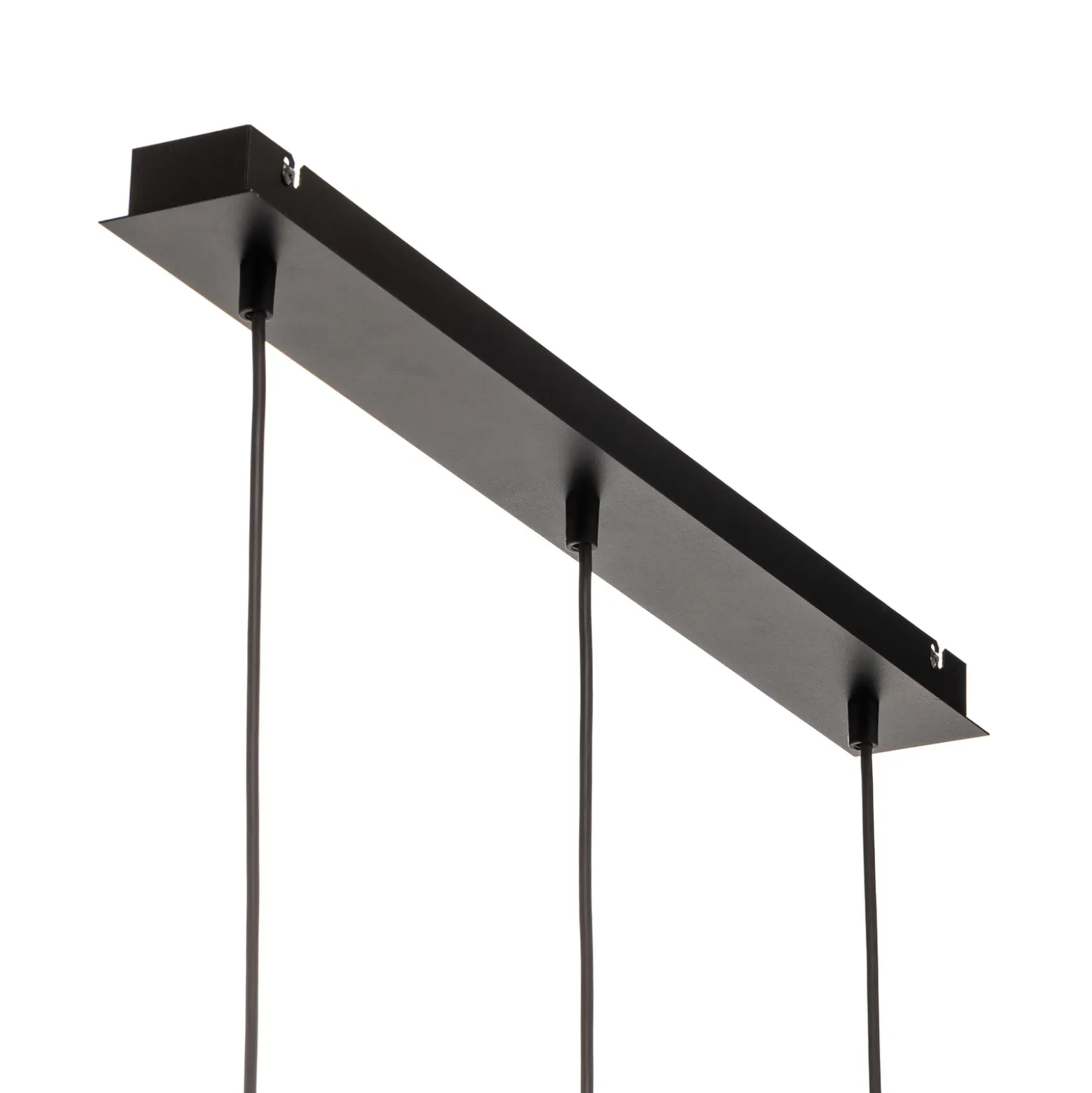 Lámpara colgante Eye, negro, 3 luces