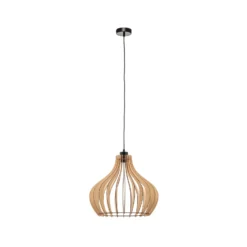 Lámpara colgante Faje, contrachapado de abedul, 41 cm, 1 lámpara.