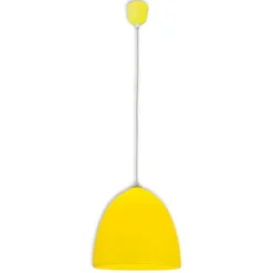 Lámpara colgante Fancy de silicona, amarillo