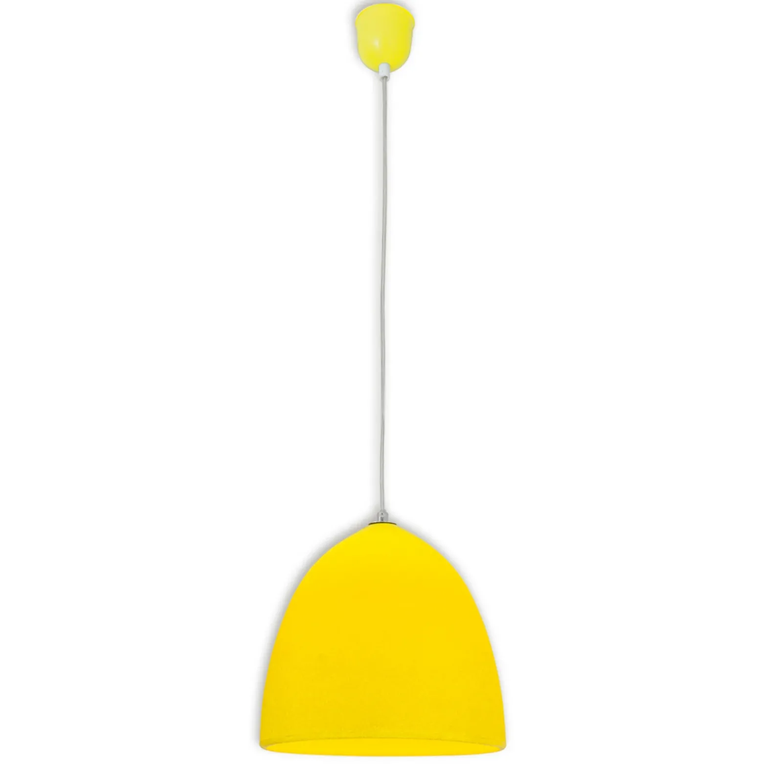 Lámpara colgante Fancy de silicona, amarillo