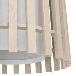 Lámpara colgante Fattoria pantallas dobles 3 luces