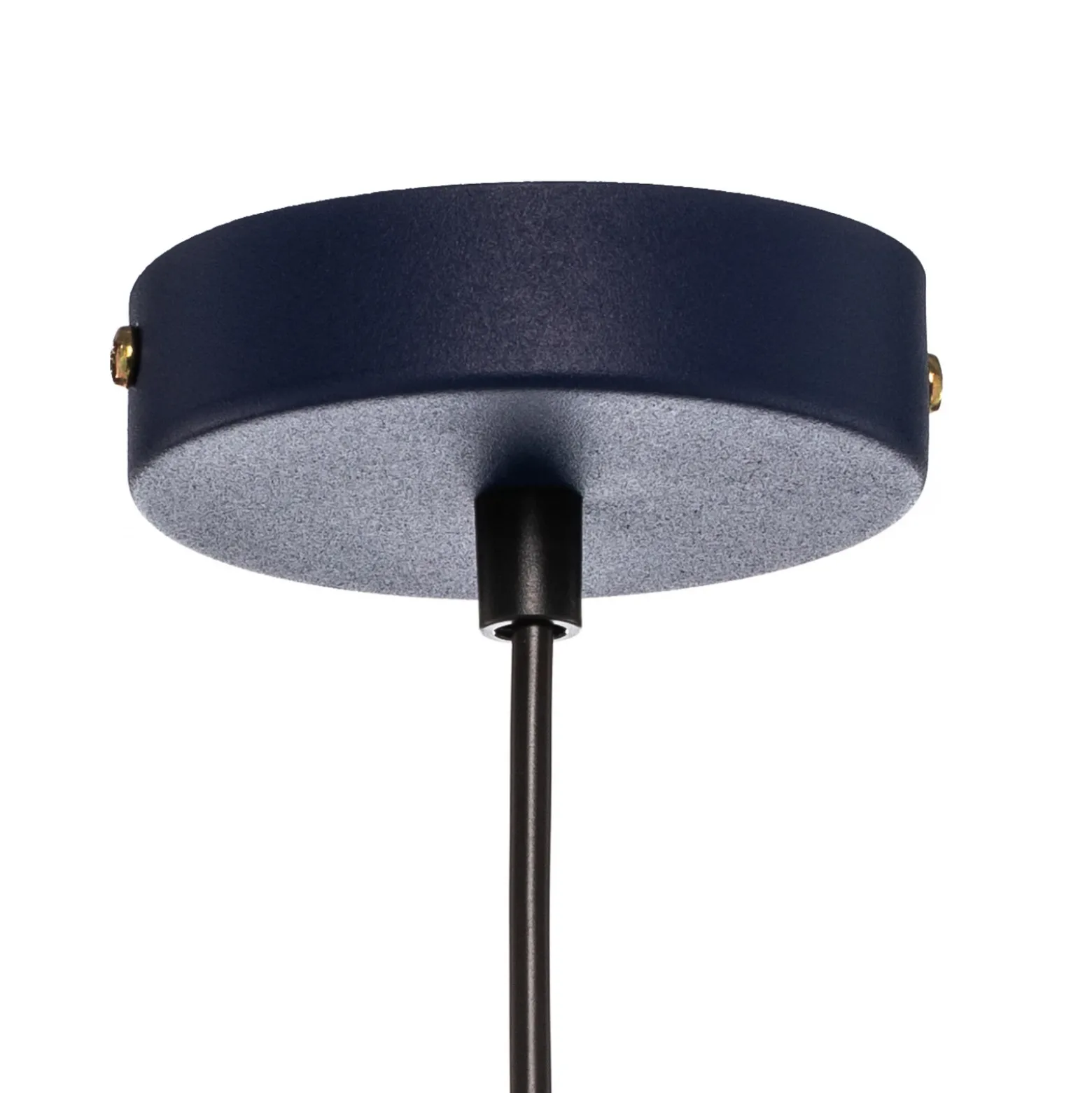 Lámpara colgante Felix, azul/dorado, 1 luz