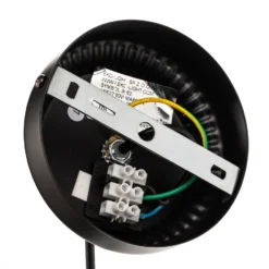 Lámpara colgante Felix, negro/oro antiguo, 1 luz