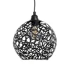 Lámpara colgante Fellini MR-786 3 luces lineal negro