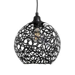 Lámpara colgante Fellini MR-786 3 luces lineal negro