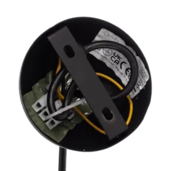 Lámpara colgante Fellini MR-756 1 luz Ø 38cm negro