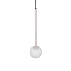 Lámpara colgante Firano, gris, Ø 12 cm, metal