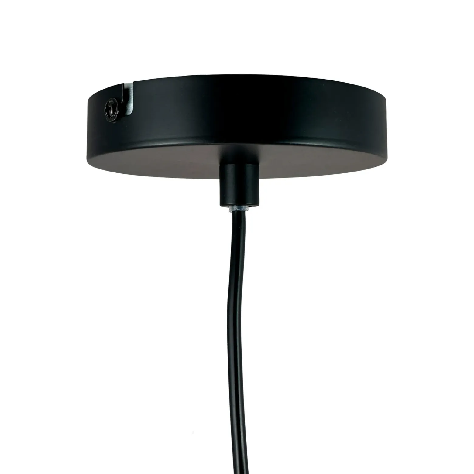 Lámpara colgante Flora de Dyberg Larsen, negro mate, Ø 40 cm, metal