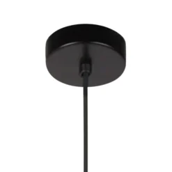 Lámpara colgante Forestier Bamboo Light XL 60 cm negro