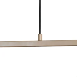Lámpara colgante Form 4, beige, metal, 4 luces, forma cónica, casquillo E27
