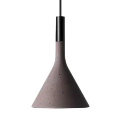 Lámpara colgante Foscarini Aplomb Mini de hormigón marrón