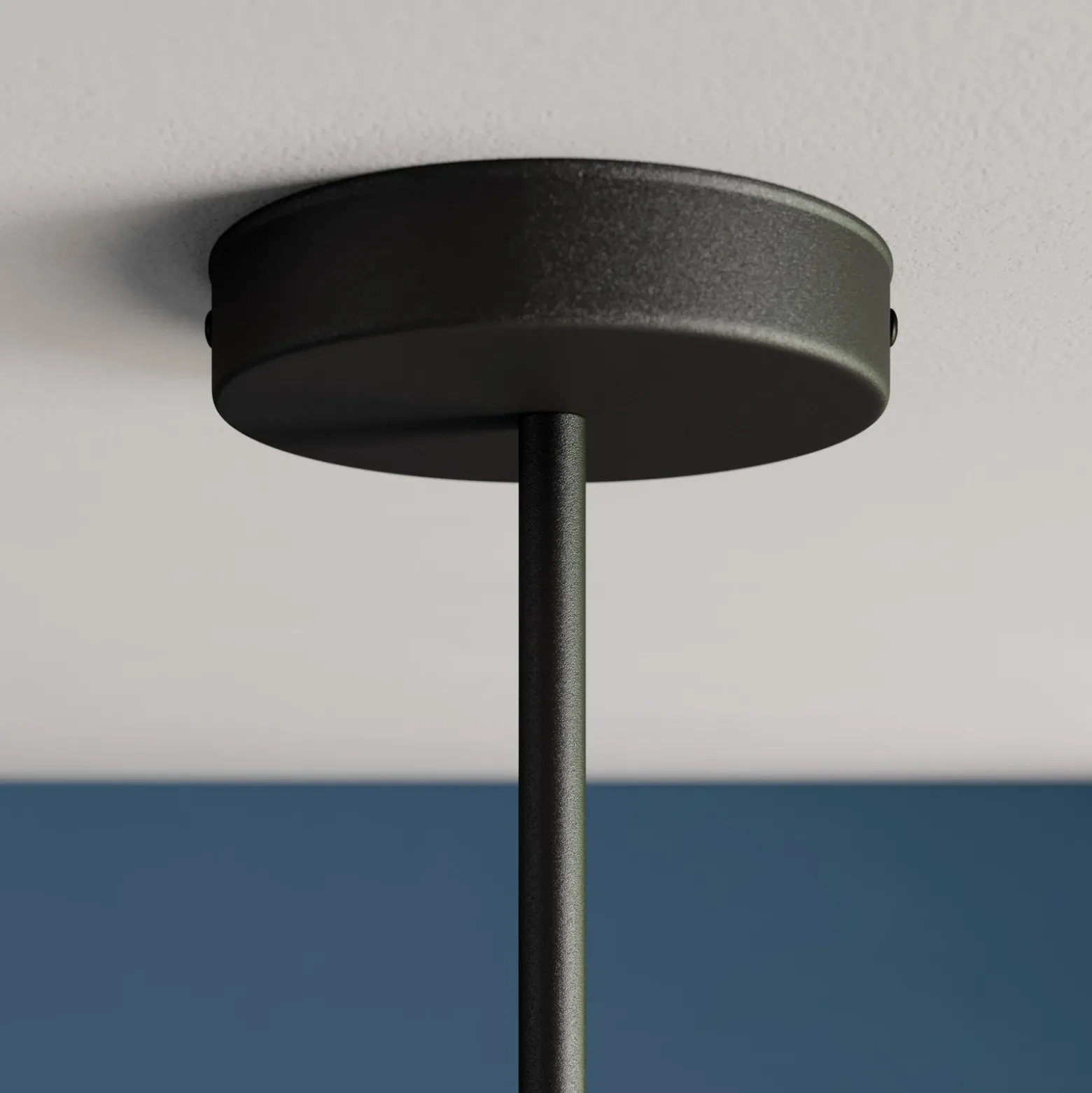 Lámpara colgante Gama 3, 3 luces, negro