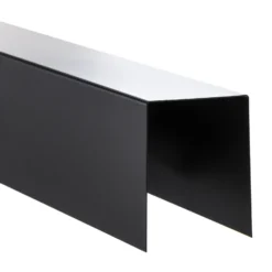 Lámpara colgante Gentor 4, longitud 96 cm en negro
