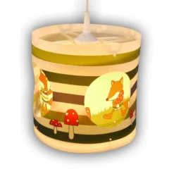 Lámpara colgante giratoria Fudalo Fox