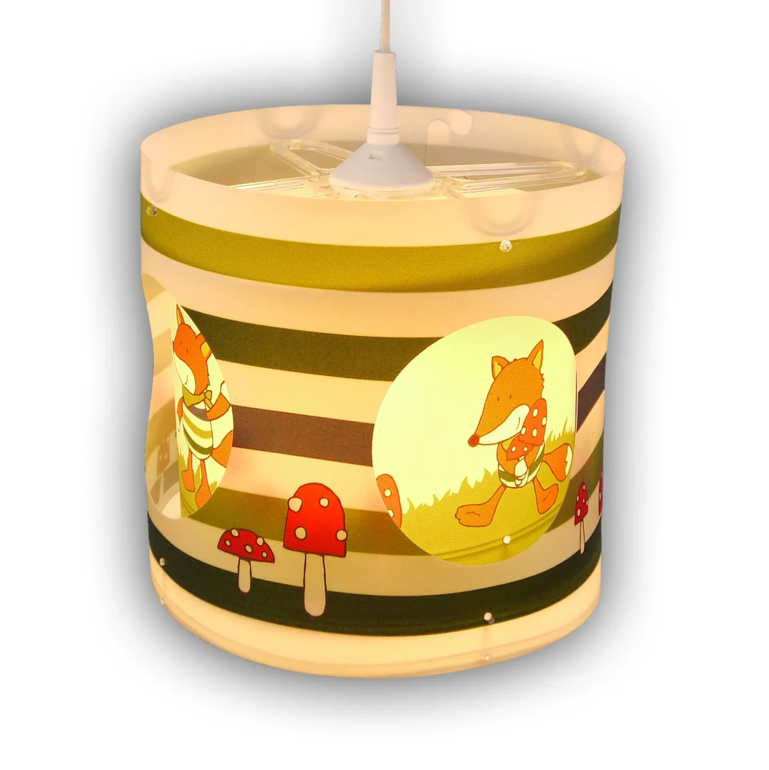 Lámpara colgante giratoria Fudalo Fox