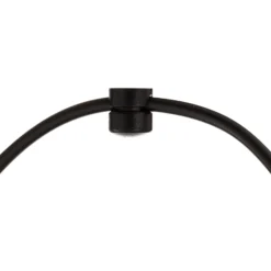 Lámpara colgante Glassy, descentrada, negra, grafito, cristal, 14 cm