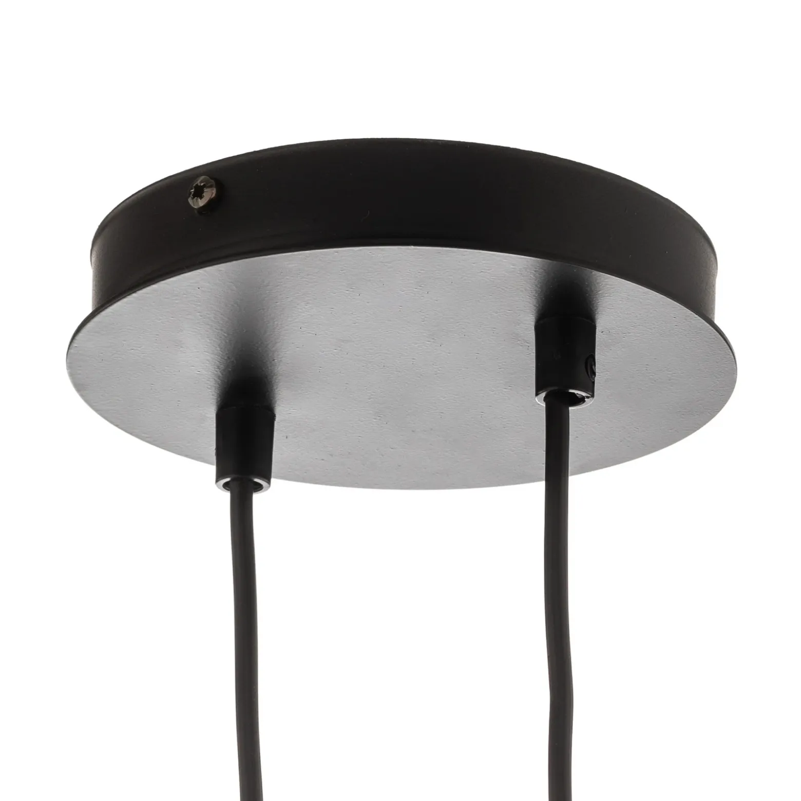 Lámpara colgante Glassy, 8 luces, negro, grafito, cristal, E14