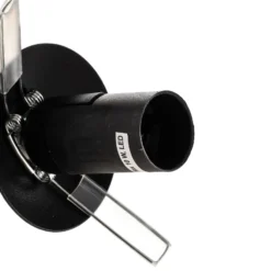 Lámpara colgante Glassy, 8 luces, negro, ámbar, cristal, E14