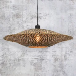 Lámpara colgante GOOD & MOJO Bali de bambú, Ø 60 cm
