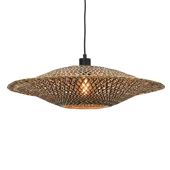 Lámpara colgante GOOD & MOJO Bali de bambú, Ø 60 cm