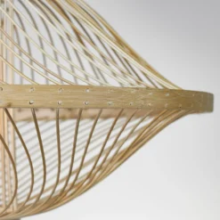 Lámpara colgante GOOD & MOJO Maui, color natural, Ø 50 cm, bambú, E27
