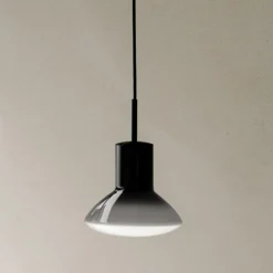 Lámpara colgante Grupa Onda, gris, Ø 17 cm, cristal, GU10