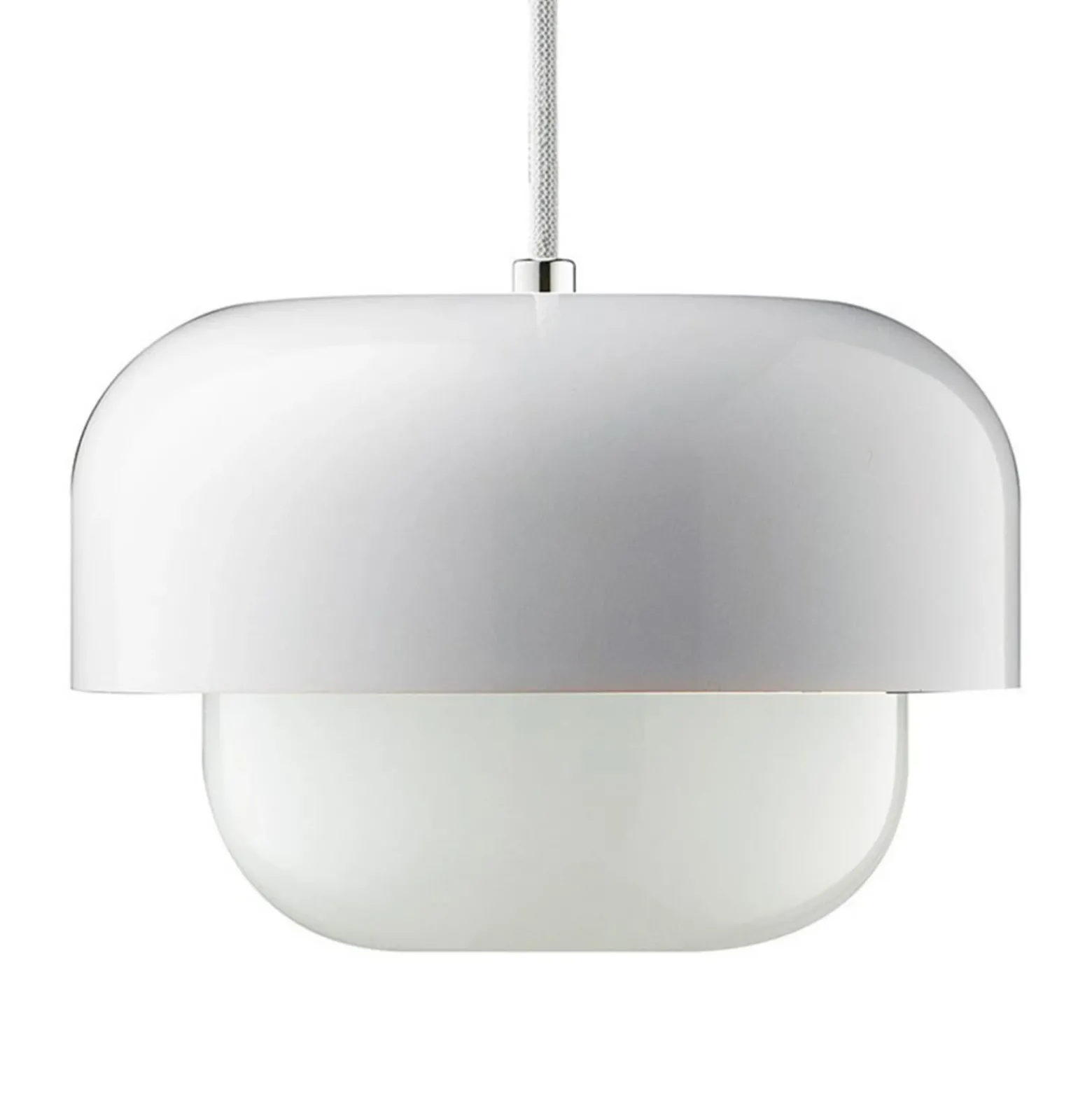 Lámpara colgante Haipot de Dyberg Larsen, blanca