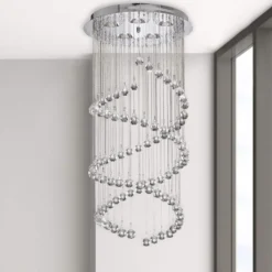 Lámpara colgante Hallway cristal de vidrio, 80 cm
