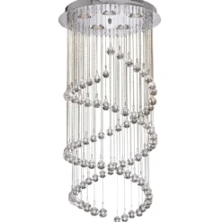 Lámpara colgante Hallway cristal de vidrio, 80 cm