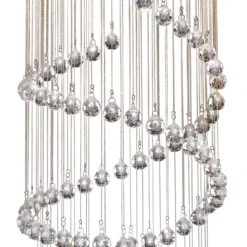 Lámpara colgante Hallway cristal de vidrio, 80 cm