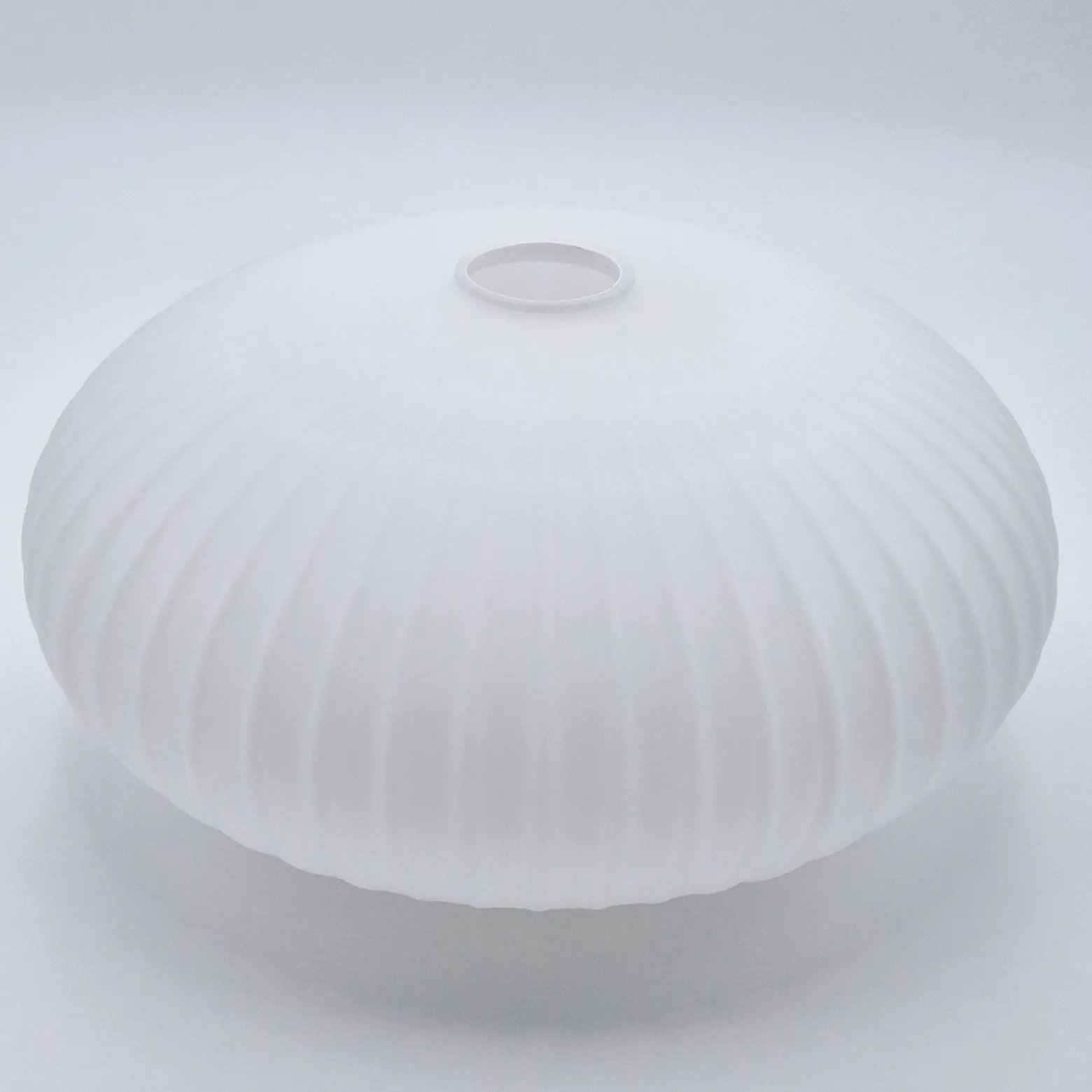Lámpara colgante Harmony, Ø 25 cm, blanco/roble, cristal/madera
