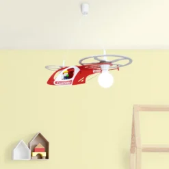 Lámpara colgante Helicoptero Fred infantil