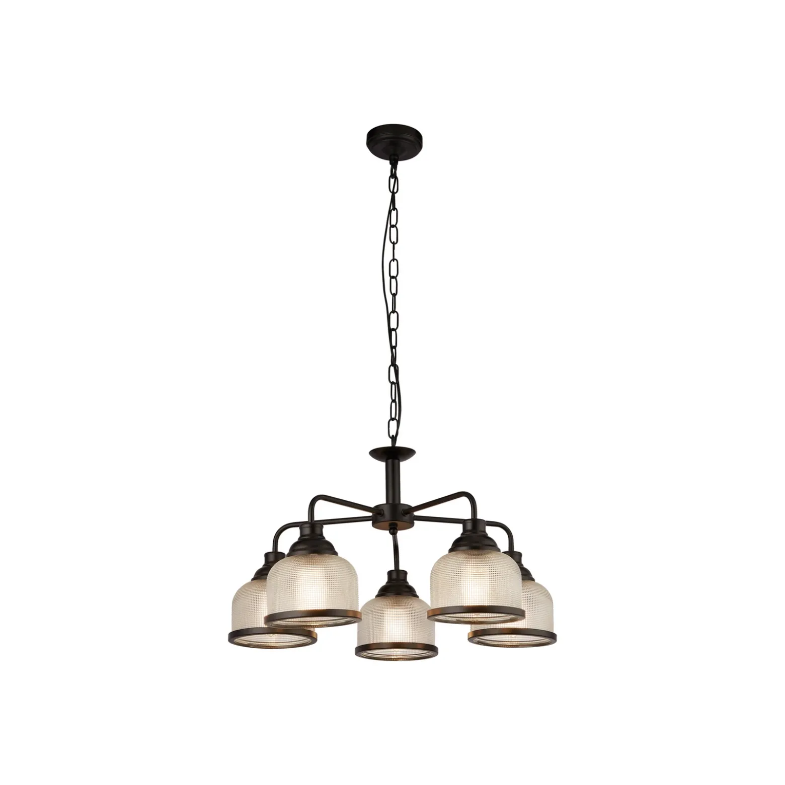 Lámpara colgante Highworth, 5 luces