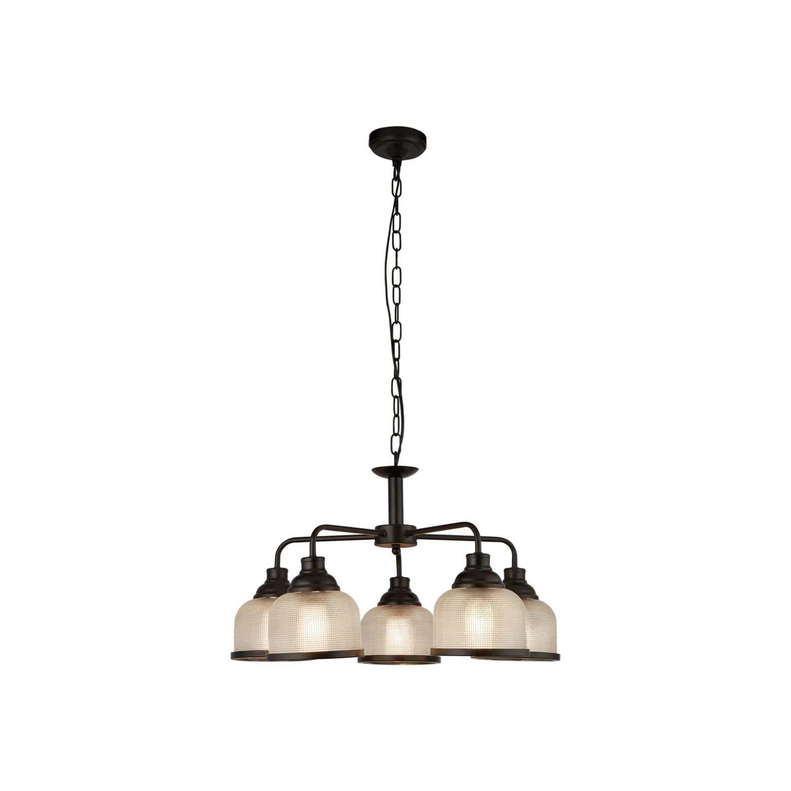 Lámpara colgante Highworth, 5 luces