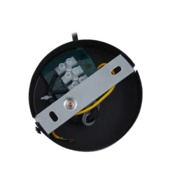 Lámpara colgante Hildur de Lindby, Ø 22 cm, 1 luz, gris humo, cristal
