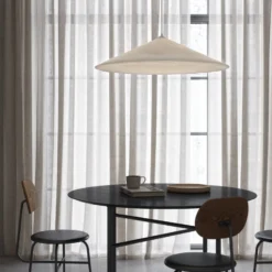 Lámpara colgante Hill, Ø 85 cm, Tyvek, blanco