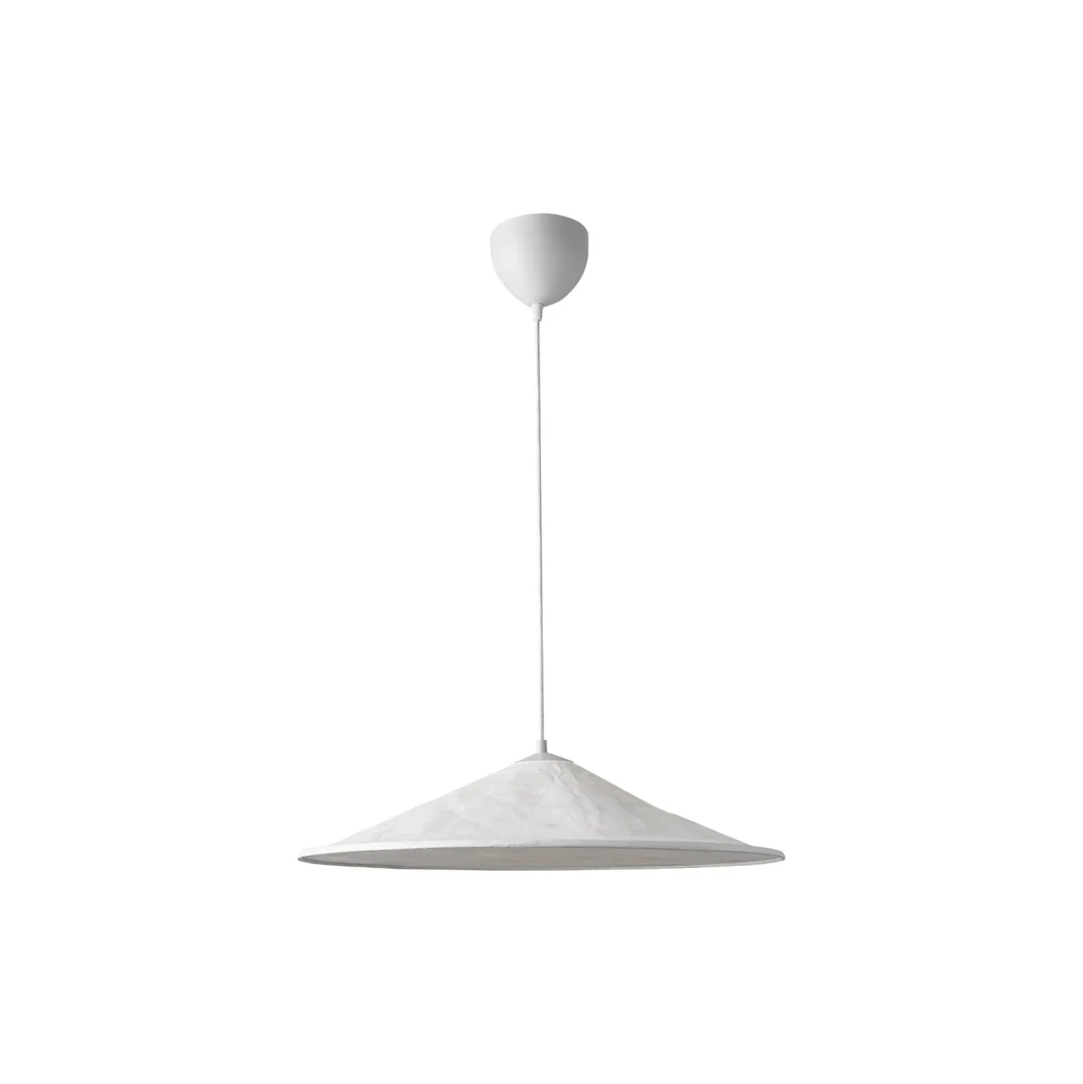 Lámpara colgante Hill 55, Ø 55 cm, Tyvek, blanco