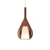 Lámpara colgante Ideal Lux Kalique 3, color cobre, Ø 18 cm