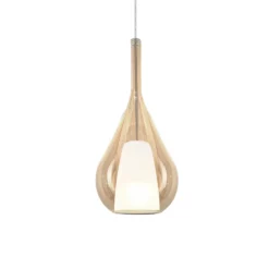 Lámpara colgante Ideal Lux Kalique 3, color ámbar, Ø 18 cm