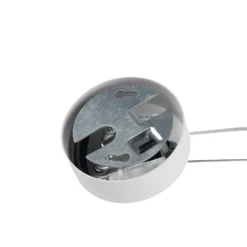 Lámpara colgante Ideal Lux Mapa, Ø 20 cm, cristal opalino, esfera