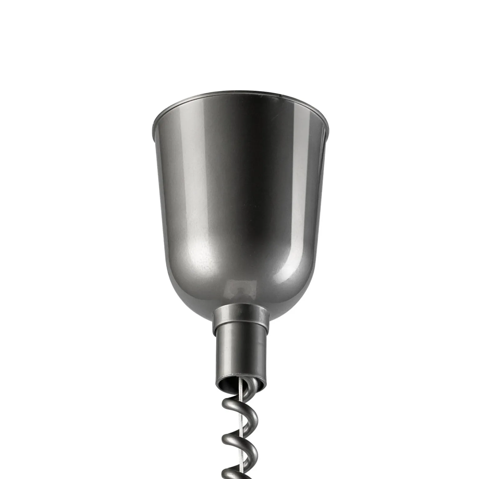 Lámpara colgante Ilsa, blanco/plateado, Ø 30 cm, regulable en altura