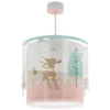 Lámpara colgante infantil Dalber LOVING DEER, con motivo de ciervo