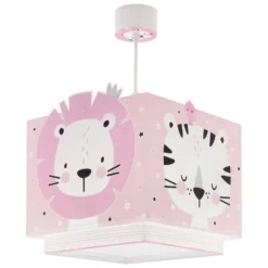 Lámpara colgante infantil Dalber BABY JUNGLE, rosa