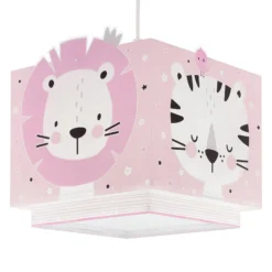 Lámpara colgante infantil Dalber BABY JUNGLE, rosa